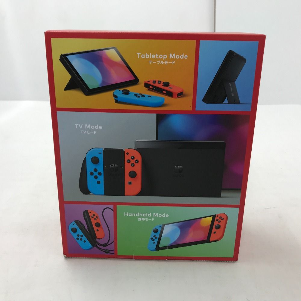 02w07535 Nintendo Switch ニンテンドースイッチ 有機ELモデル Joy-Con(L)ネオンブルー/(R)ネオンレッド  ※未使用品 ゲームハード 【中古品】 - メルカリ