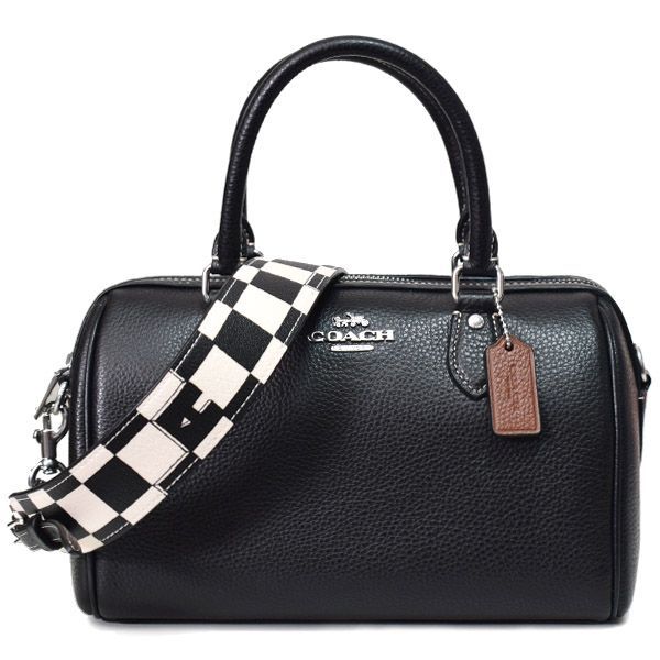 COACH 2way ローワン ショルダーバッグ ボストン PVCレザー COACH