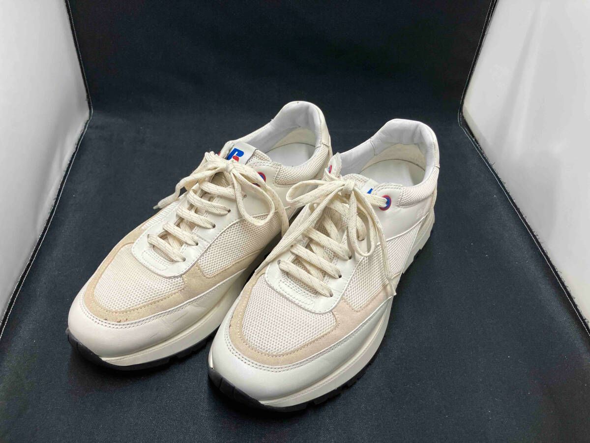 HUGO BOSS | ヒューゴ ボス Arigon 50453915 ローカット スニーカー RUSSELL ATHLETIC アイボリー サイズ43