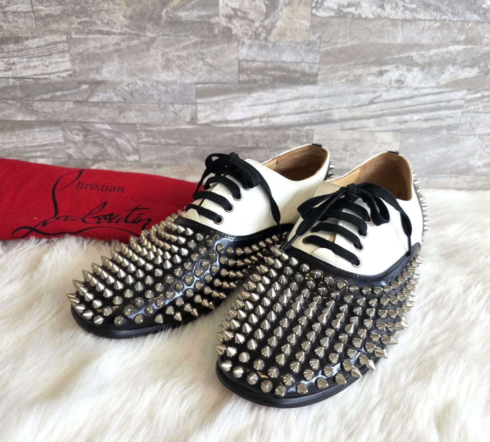 CHRISTIAN LOUBOUTIN クリスチャンルブタン FREDDY FLAT スタッズ