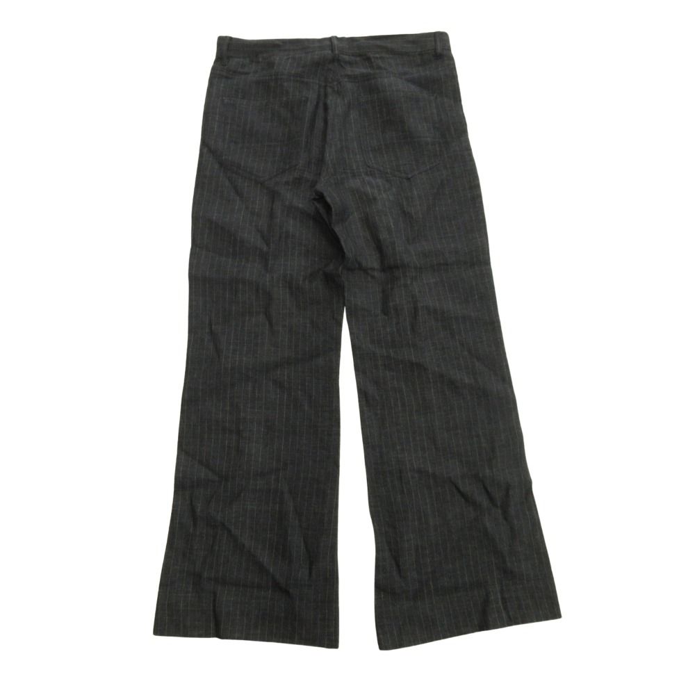 極美品 JOSEPH ジョゼフ パンツスーツ セットアップ 1B グレー 36 JOSEPH ジョセフ リネン セットアップ パンツ スーツ ストライプ