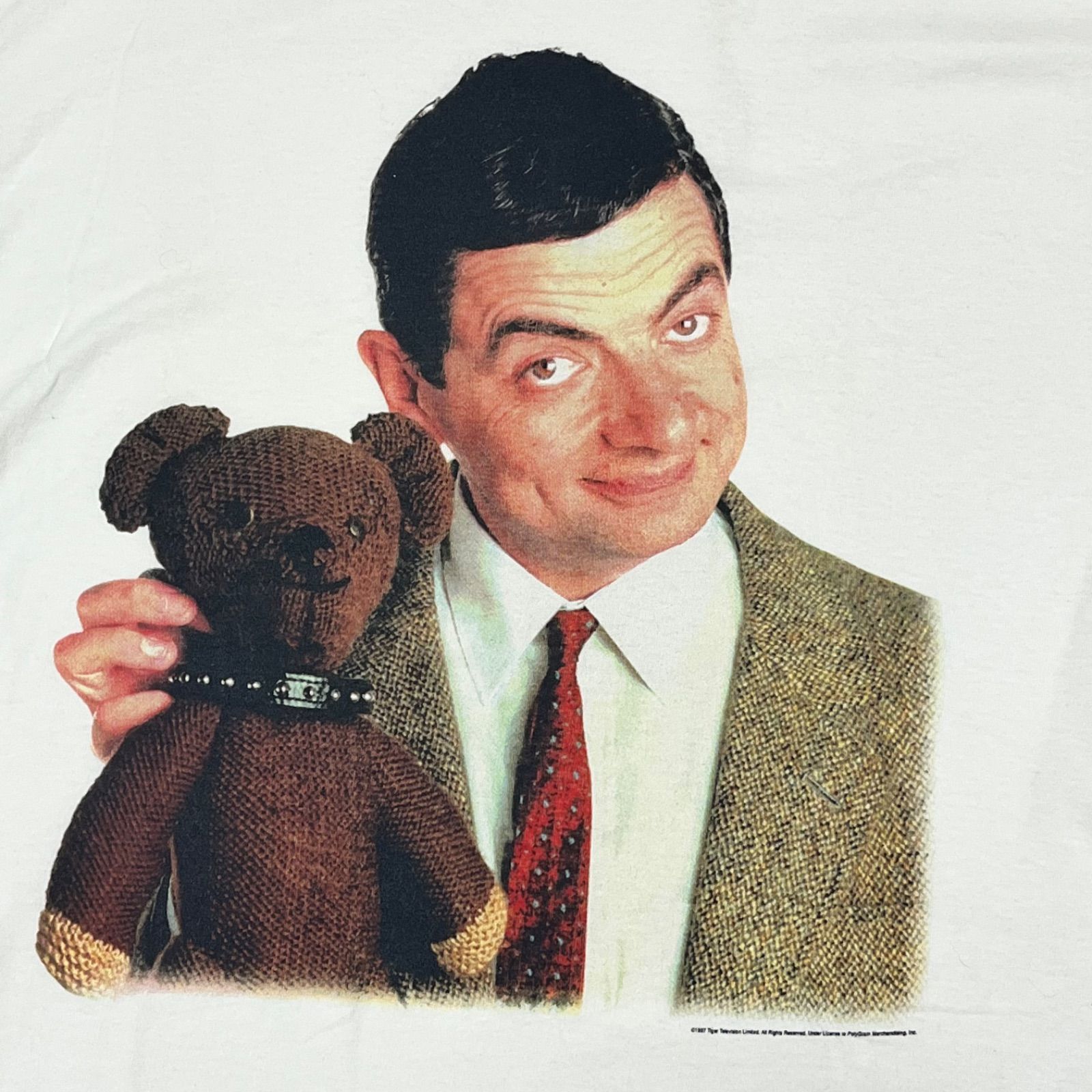 ミスタービーン Mr.bean teaddy movie t-shirt テディベア Tシャツ