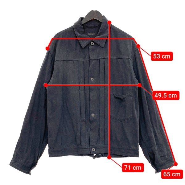 COMOLI コモリ シルクネップ TYPE-1ST ジャケット ブルゾン