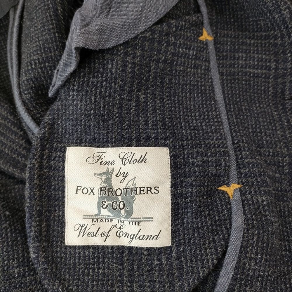 45R/45rpm/FOX BROTHERS UNWASHEDメルトンジャケット 紺 レディース