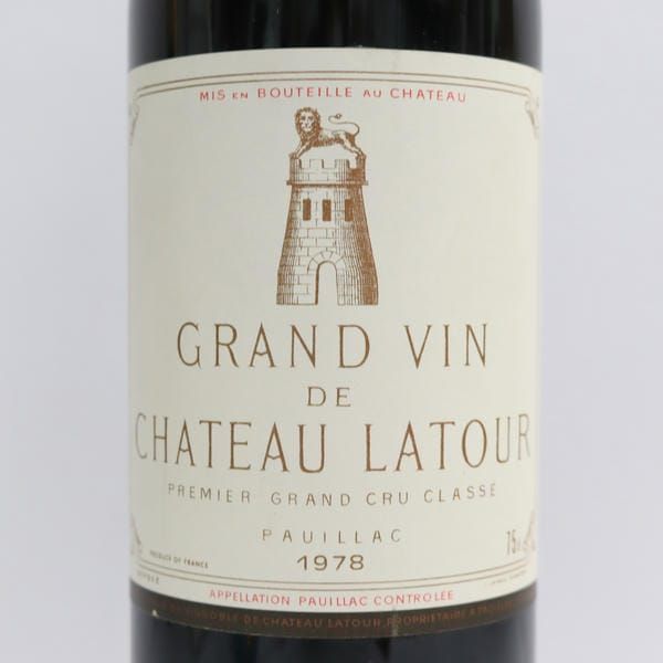 CHATEAU LATOUR（シャトー ラトゥール）1978 14％未満 750ml ※液