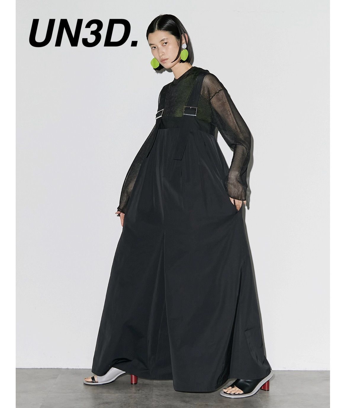 un3d 新品 38 新品 UN3D. BIG PANTS AIO アンスリード オールインワン 松本若菜さん