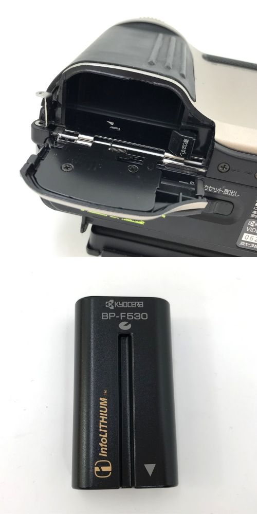 京セラ KX-M1 Hi8 8ミリビデオカメラ 本体のみ スレ・汚れ有 - メルカリ