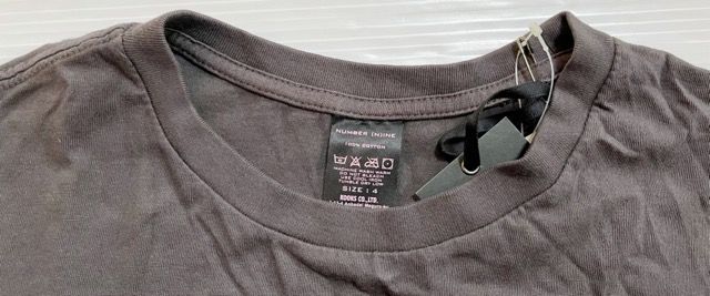 NUMBER (N)INE（ナンバーナイン）復刻 弾痕Tシャツ OLD No.9【A31445  