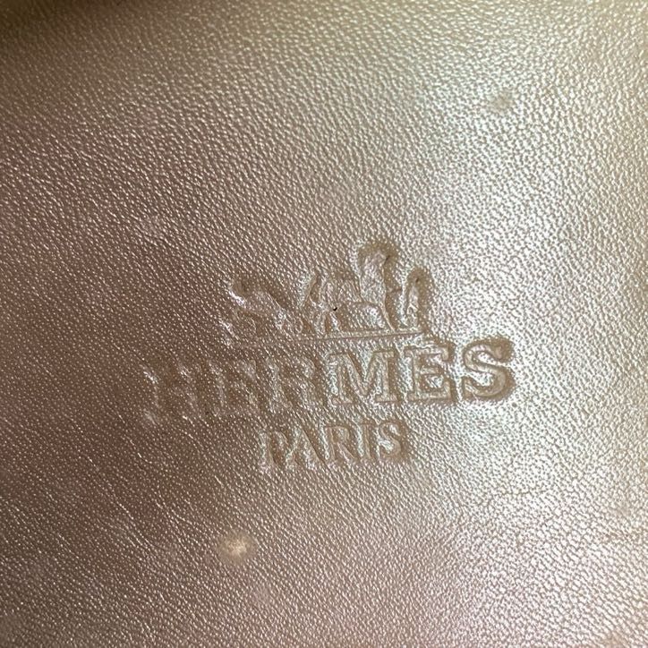 7f5 HERMES エルメス トレイル レザースニーカー 40 1/2 ネイビー  