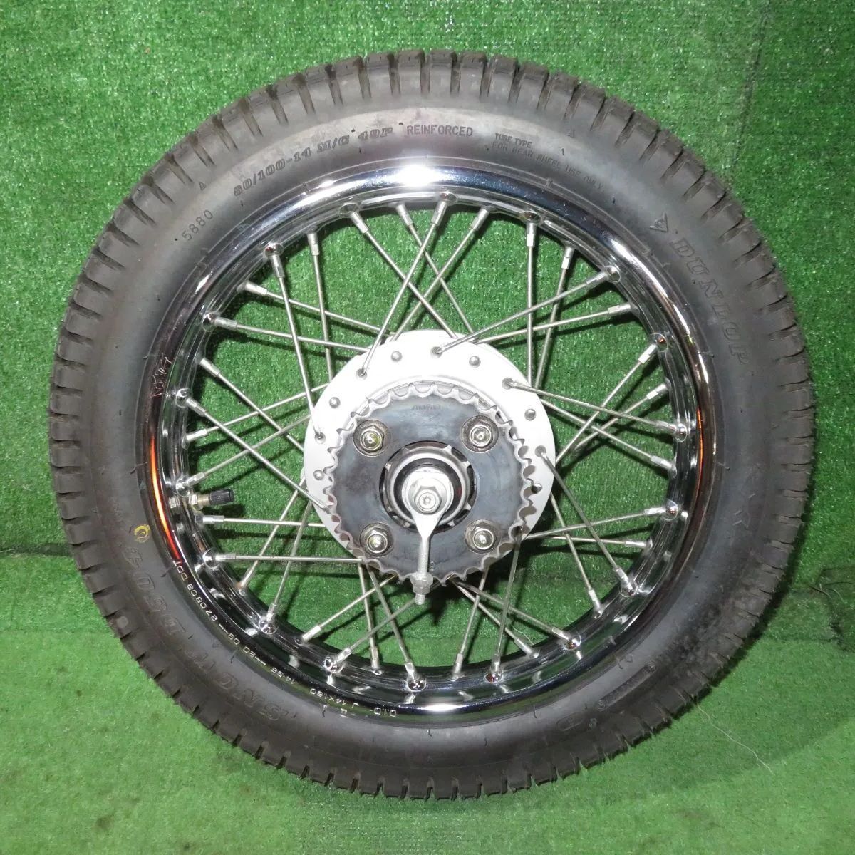 スーパーカブ110郵政カブJA10用前後ホイールセット 14インチ