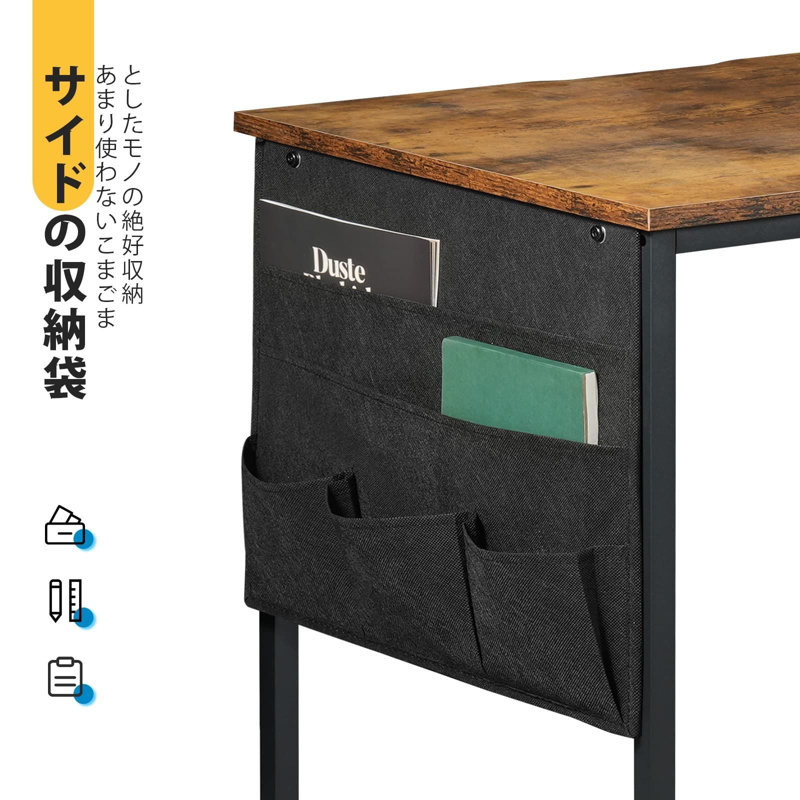 お手頃価格で大人気! 新着商品 ?? 左右入替可 table desk study ?子 引き出し付きデスク 幅100cm ban 作業机 学習机 h?c 勉強机 収納付きデスク pcデスク パソコンデスク ビンテージ Maihail