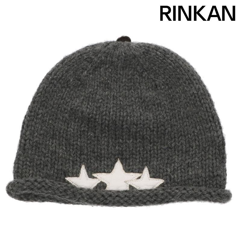 CHROME HEARTS クロムハーツ BEANIE CASH クロスパッチ カシミヤ