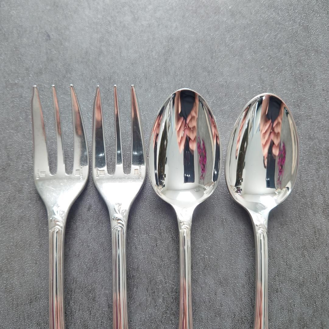 クリストフル マルリー ケーキフォーク コーヒースプーン 計4点 WWW_SKLAD-KIRPICHA_RU