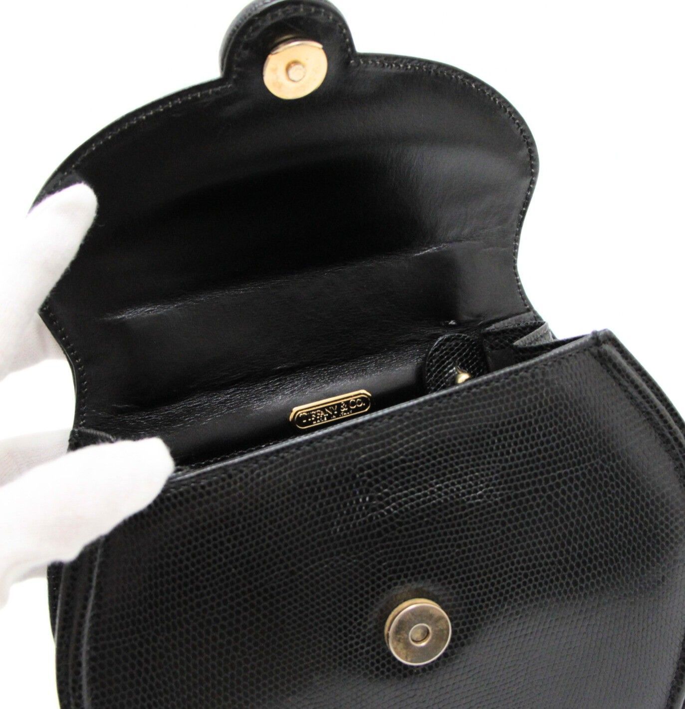 ティファニー TIFFANY&Co. ヴィンテージ サークルロゴ ハンドバッグ  