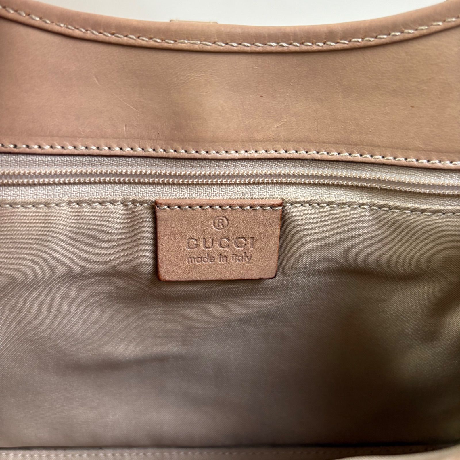 本日限定 GUCCI グッチ ジャッキー GG柄 ピンク ハンドバッグ