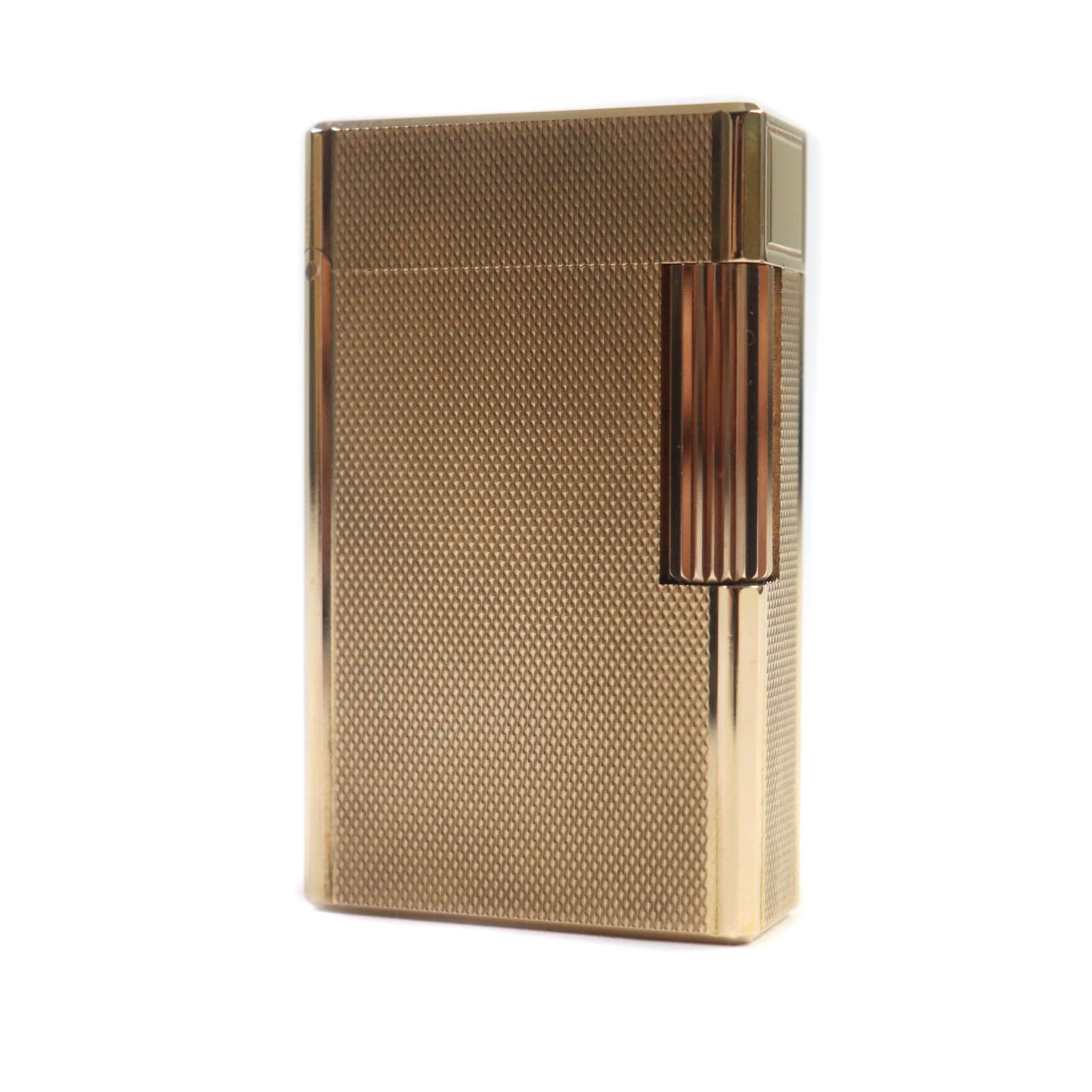 S.T.DuPont 格子柄 S.T. Dupont/デュポン ローラーガスライター 20μ