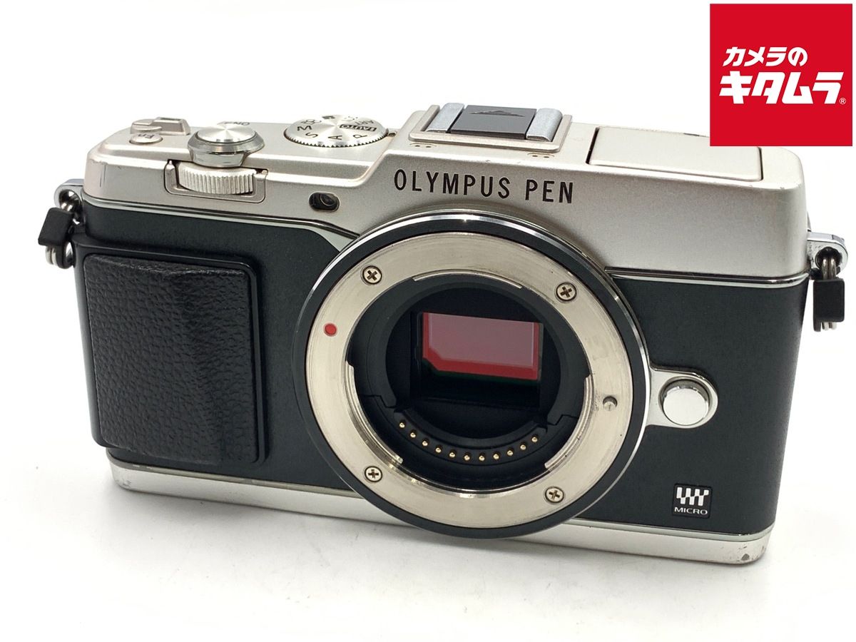 並品 オリンパス E-P5 ボディ シルバー