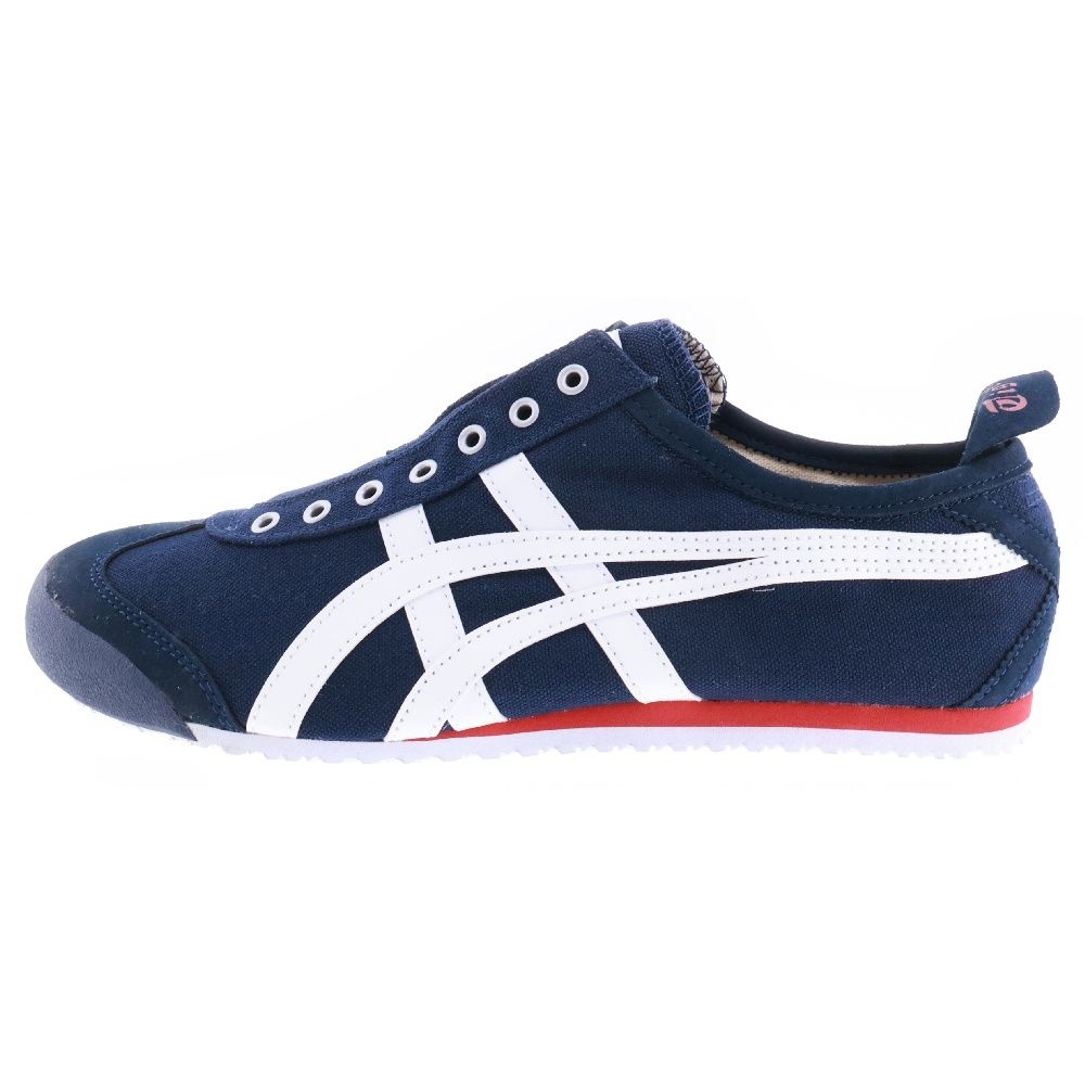 Onitsuka Tiger (オニツカタイガー) MEXICO66 SLIPON メキシコ 66 ローカットスニーカー ネイビー US8.5/26.5cm