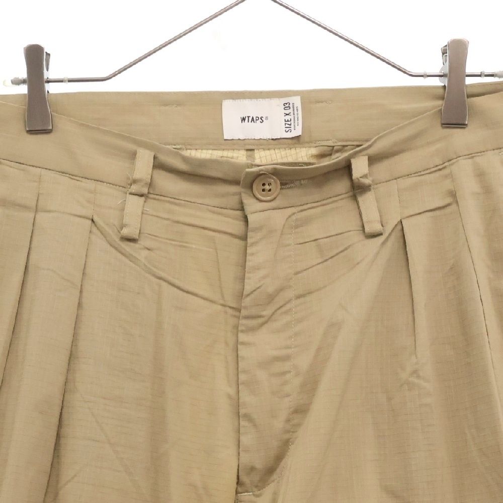 【着用1回】WTAPS TUCK TROUSERS タックトラウザーズ WTAPS NEW ARRIVAL WRKT2002 / TROUSERS / COTTON. DENIM