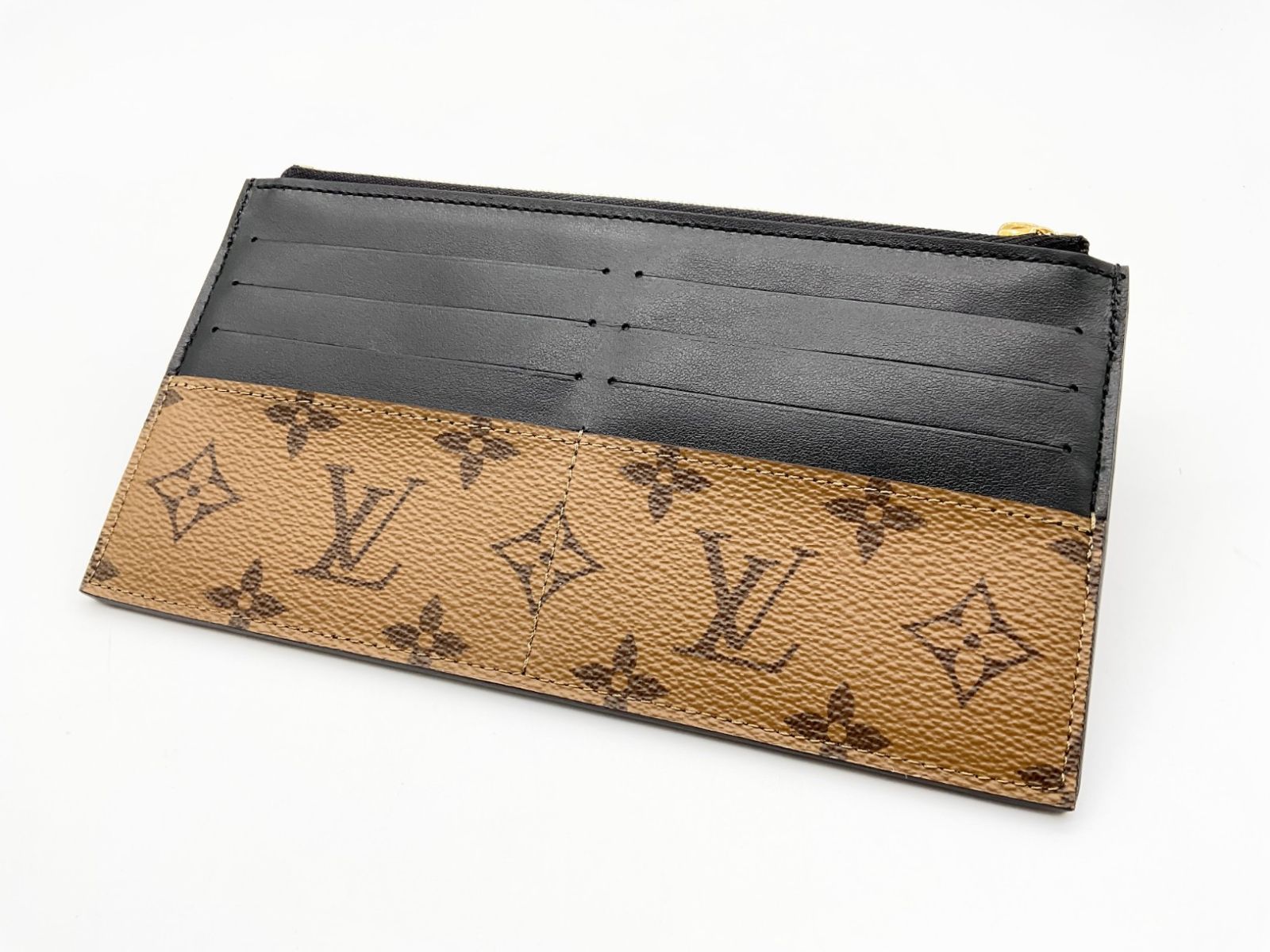 美品 LOUIS VUITTON ルイヴィトン - ブラウン モノグラム スリムパース 