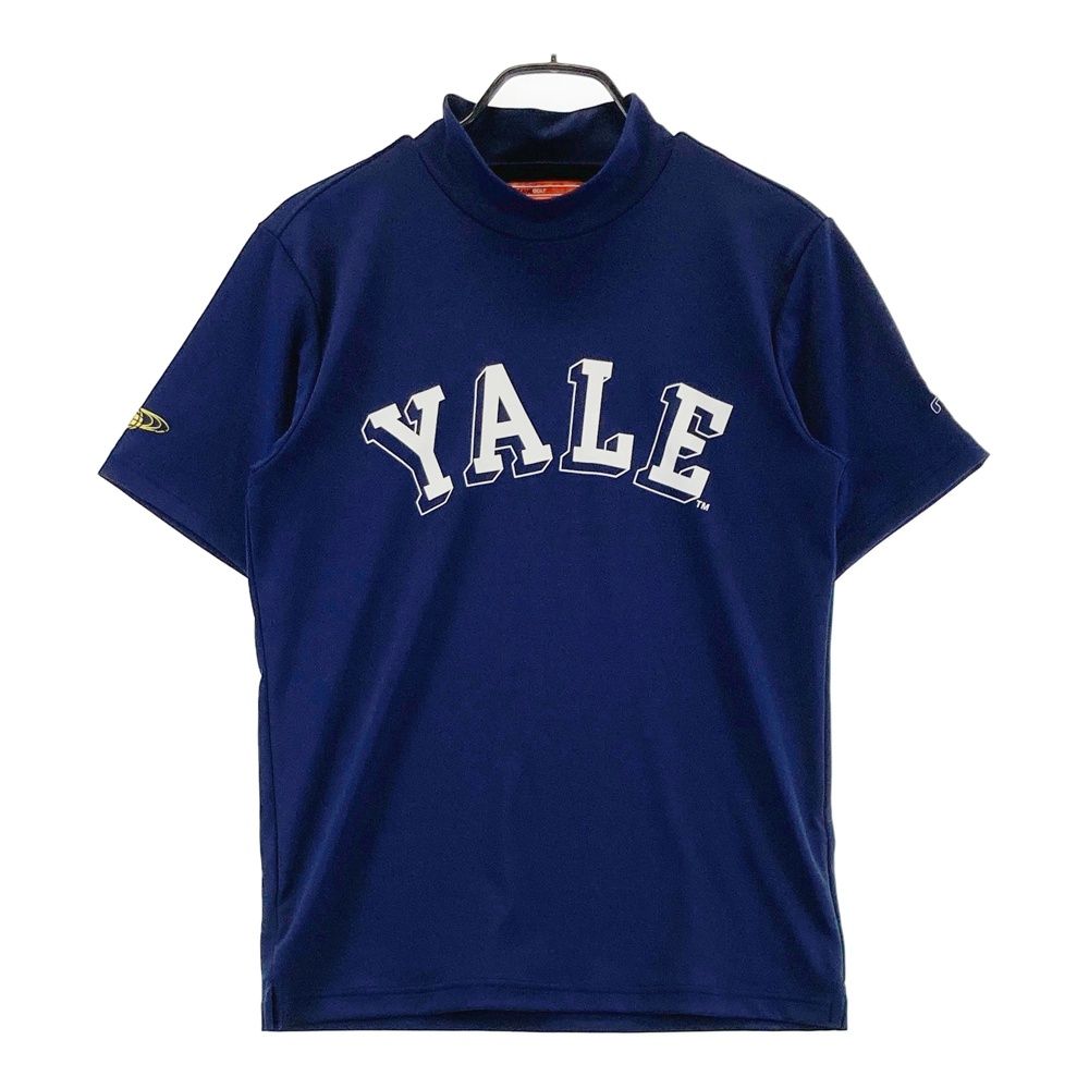 サイズ S BEAMS GOLF ビームスゴルフ ×YALE ハイネック 半袖Tシャツ ネイビー系 240101530884 ゴルフウェア メンズ ストスト