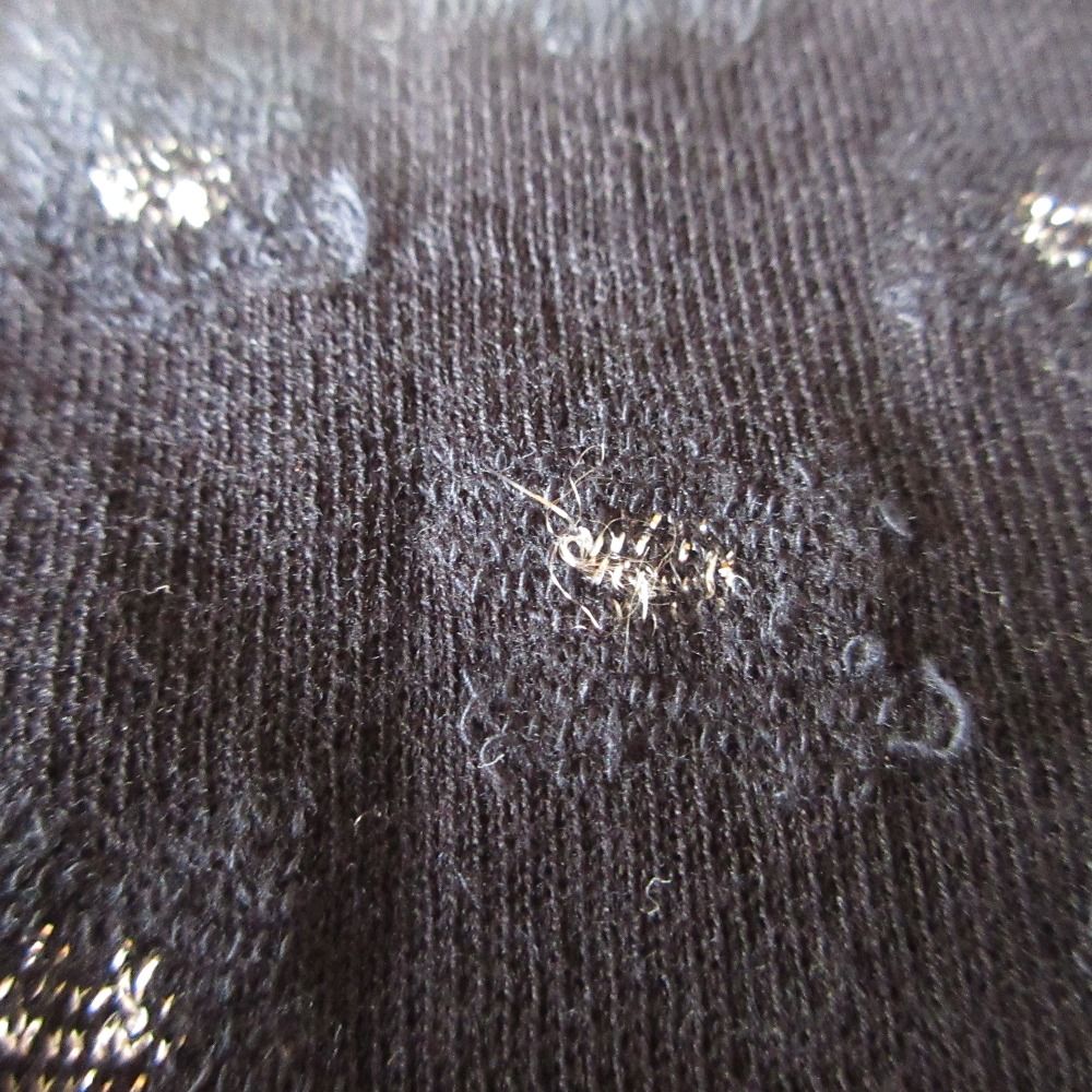 良品 AD2013 tricot COMME des GARCONS トリココムデギャルソン 半袖 3Dフラワーシアーカットソー サイズM ブラック レディース 古着 中古 良品 AD2013 tricot COMME des GARCONS トリココムデギャルソン