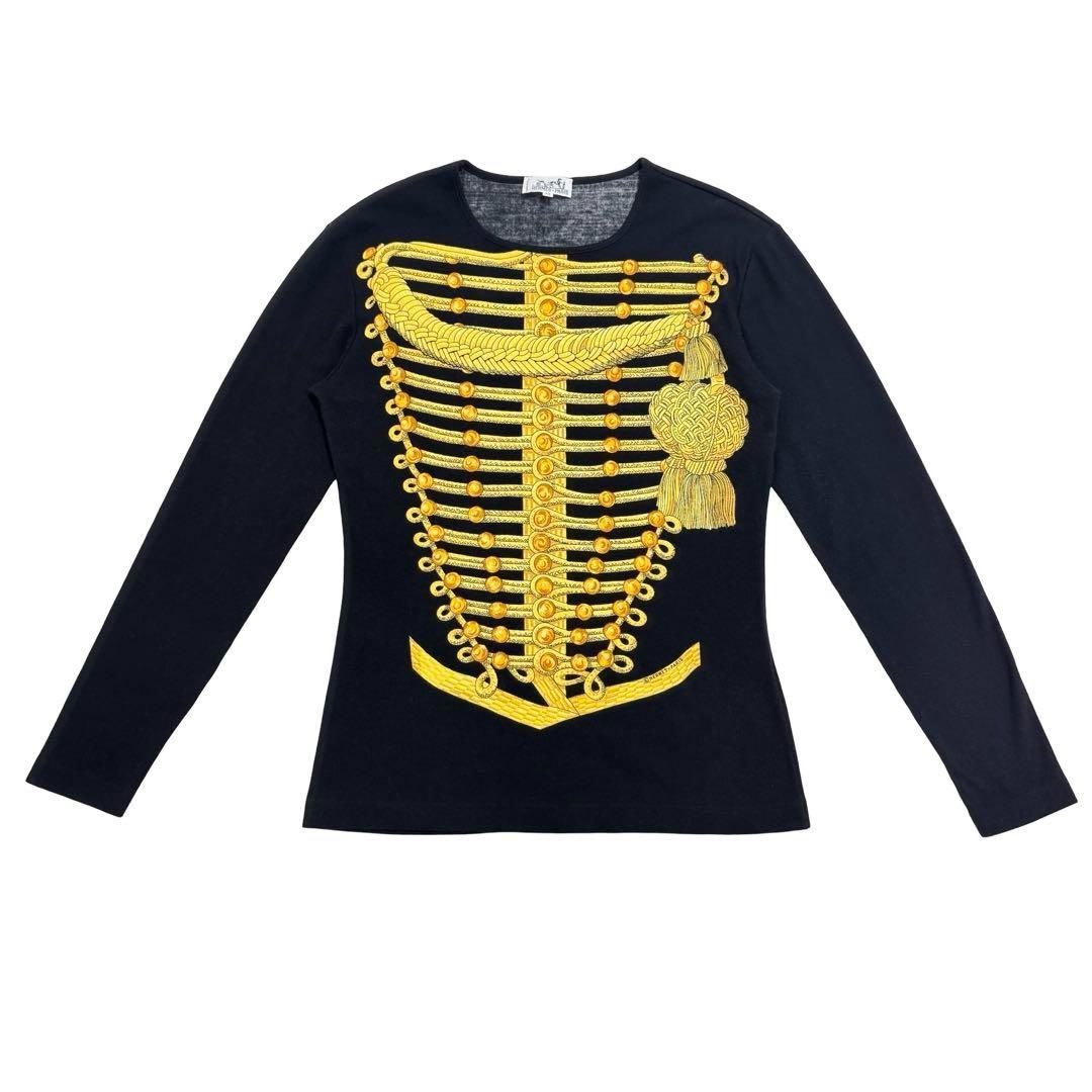 HERMES - 本物 エルメス HERMES コットン ロングTシャツ