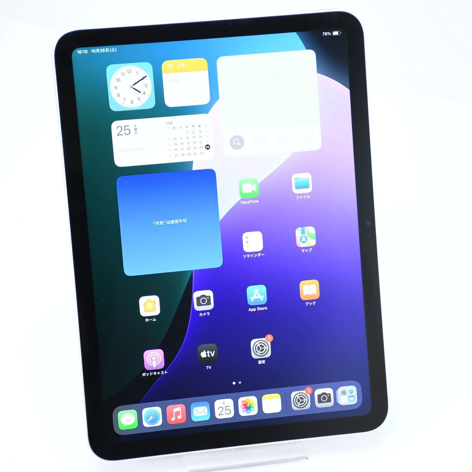 未使用に近い＊バッテリー最大容量 :100％＊保証有】iPad A16 (第11