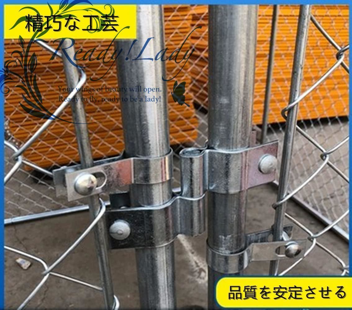 犬のかご ペットフェンス針金犬籠大型犬室外ポンポン穴開けずDIYペットケージ B-2.3*2.3*1.7