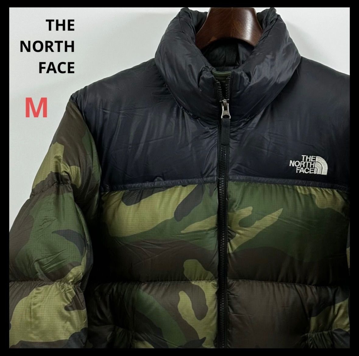 THE NORTH FACE ノースフェイス ヌプシ ダウンジャケット 迷彩 総柄 カモ柄 美品 - メルカリ