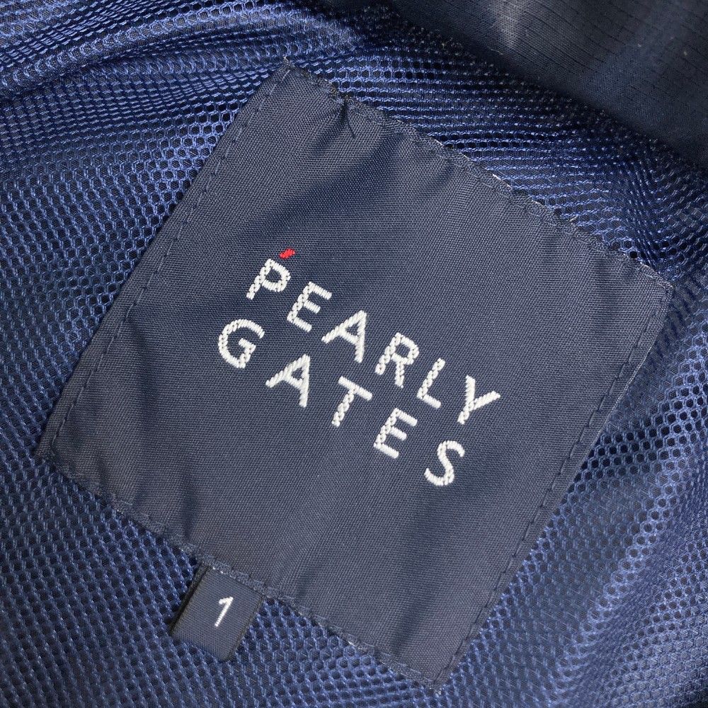 PEARLY GATES 2 Way ジャケット ネイビー　美品 サイズ：1 PEARLY GATES パーリーゲイツ 2way 裏メッシュ 長袖