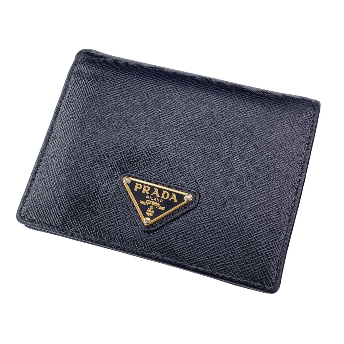 PRADA二つ折り財布 中古】 PRADA プラダ メンズ 二つ折り財布 サフィアーノ 23038155 NT