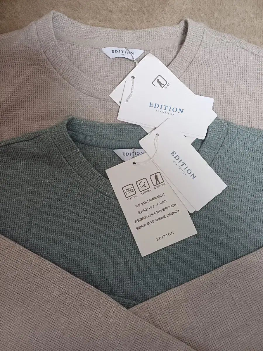 新品 2 犬) エディション ワッフル組織 Tシャツ