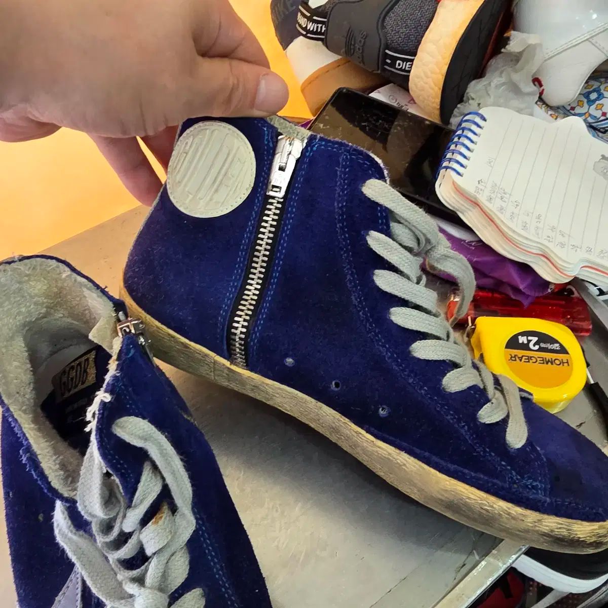 ゴールデングース　フランシー36 Amazon.com | Golden Goose Francy Leather High-Top Sneaker