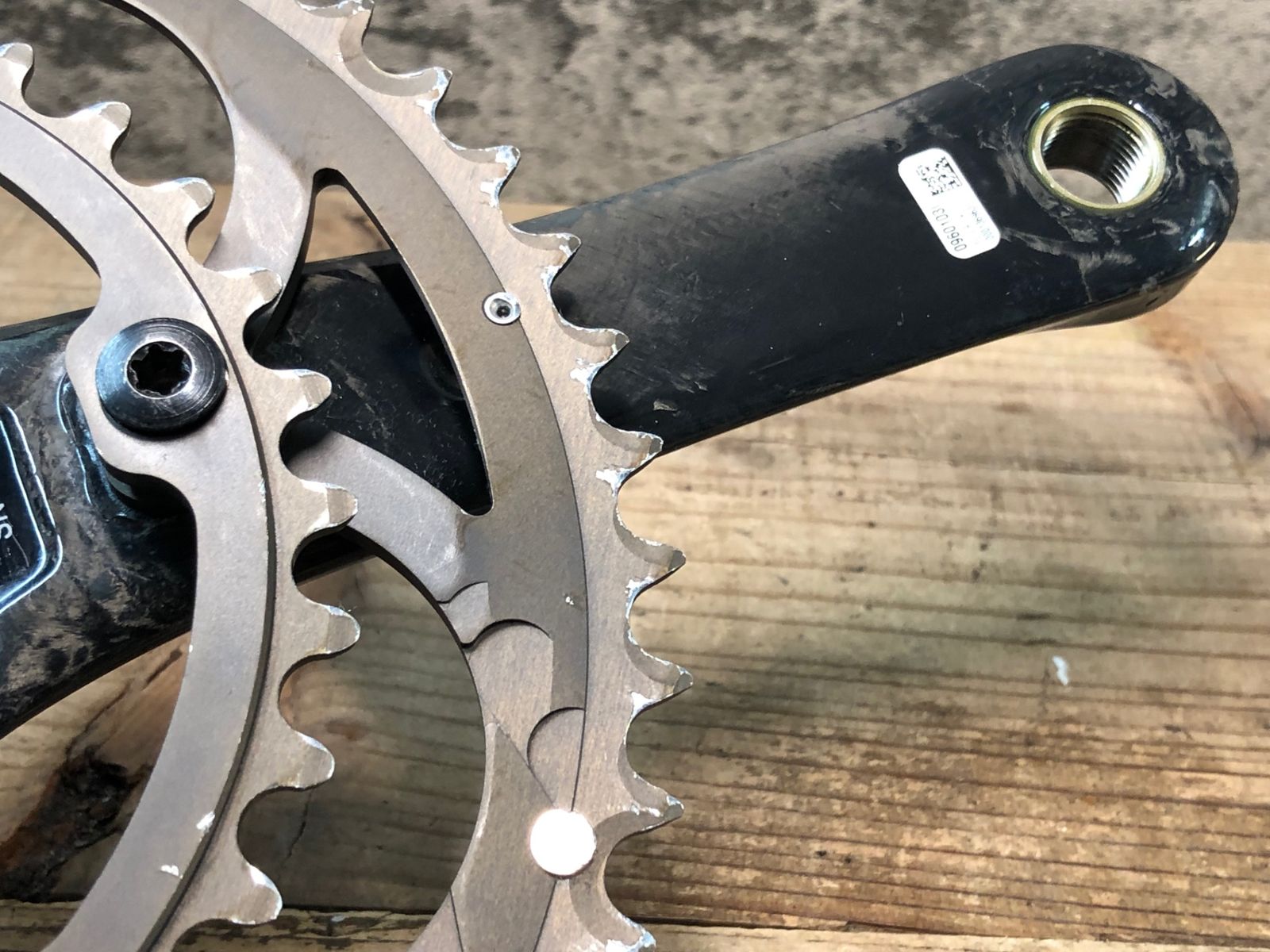 カンパニョーロ アテナ カーボンクランク Campagnolo カンパニョーロ CAMPAGNOLO アテナ ATHENA11 50-34T