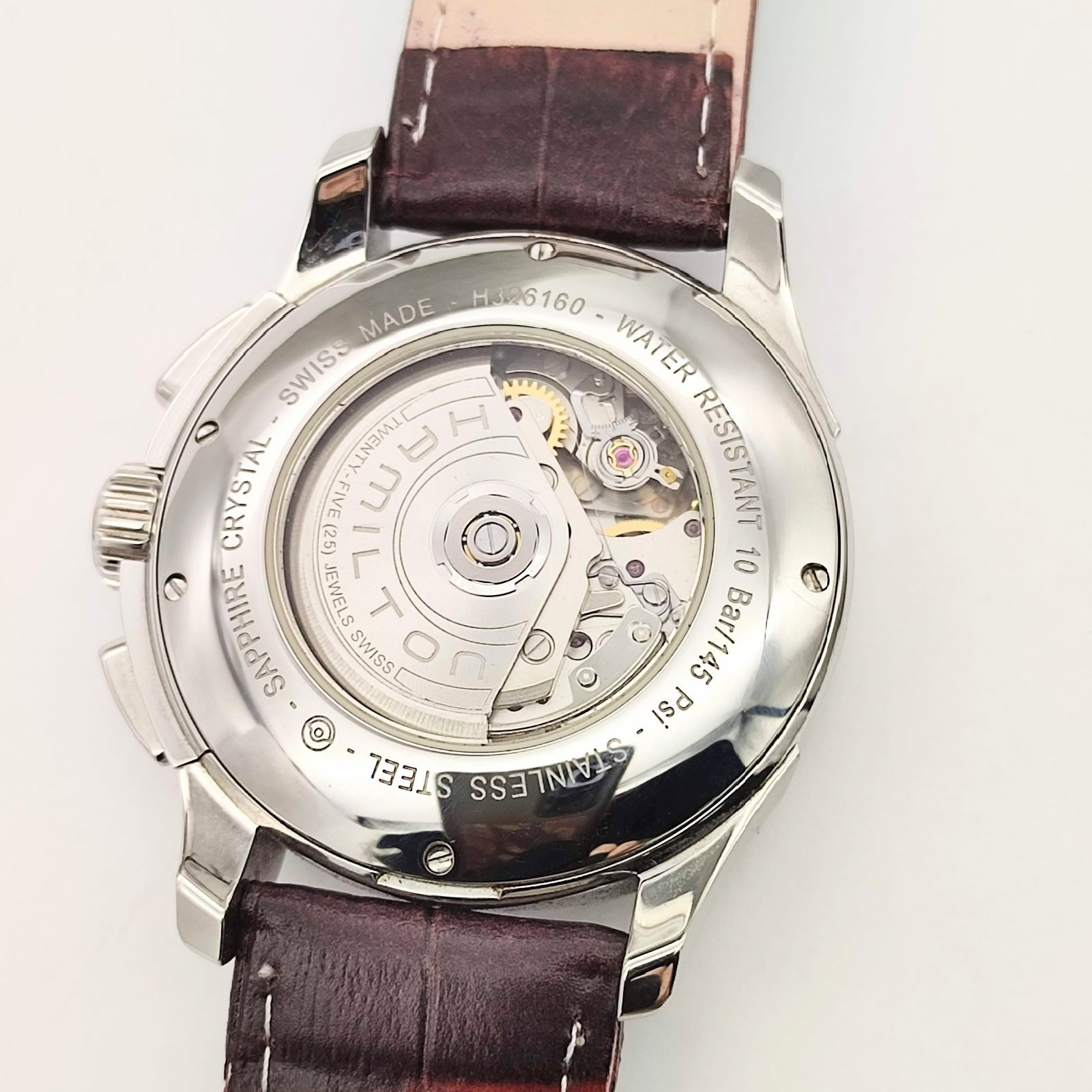美品】HAMILTON ハミルトン H326160 ジャズマスター 自動巻き 美品】HAMILTON ハミルトン H326160 ジャズマスター 自動巻き