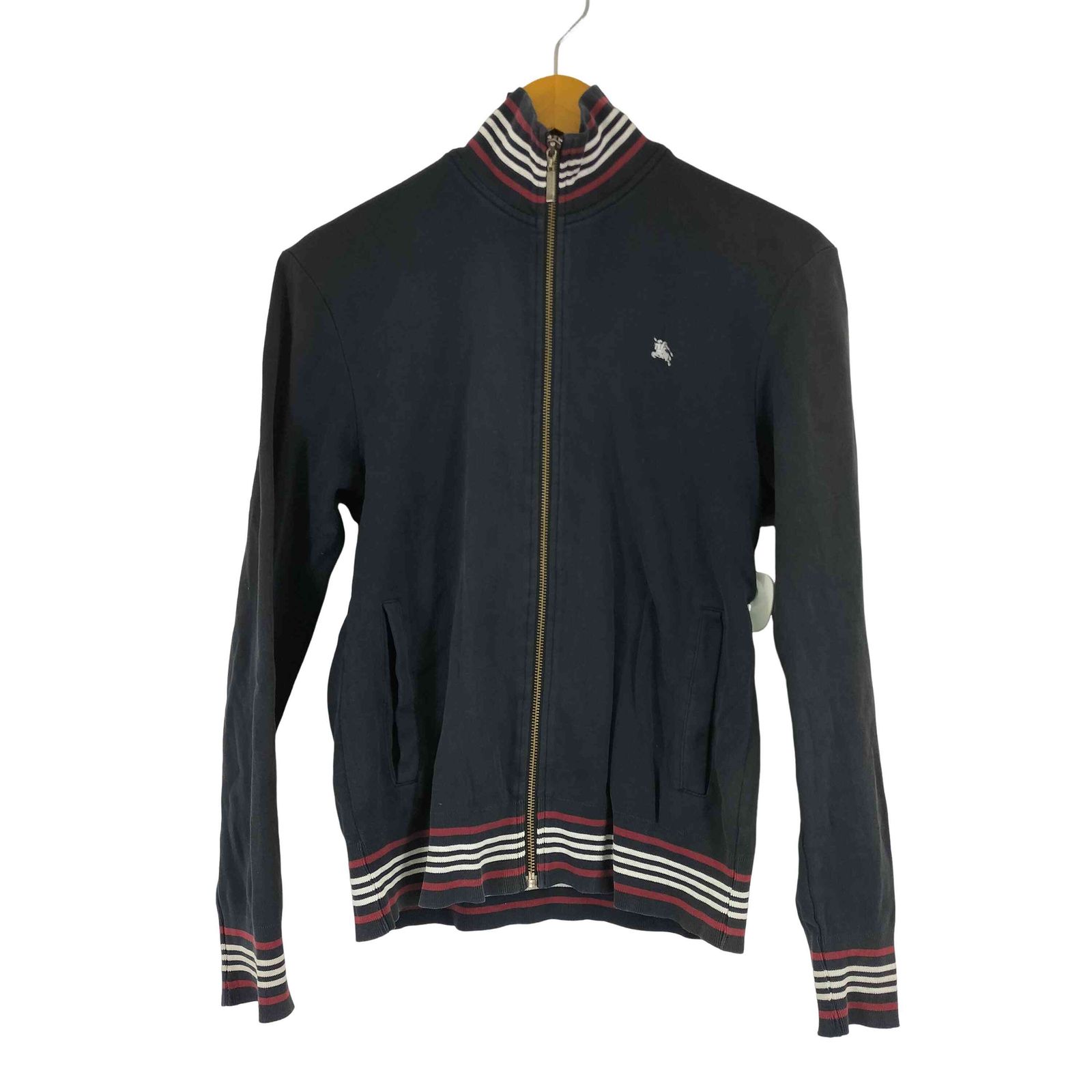 BURBERRY BLACK LABEL ジップアップジャケット サイズ2 バーバリーブラックレーベル BURBERRY BLACK LABEL ラインジップ