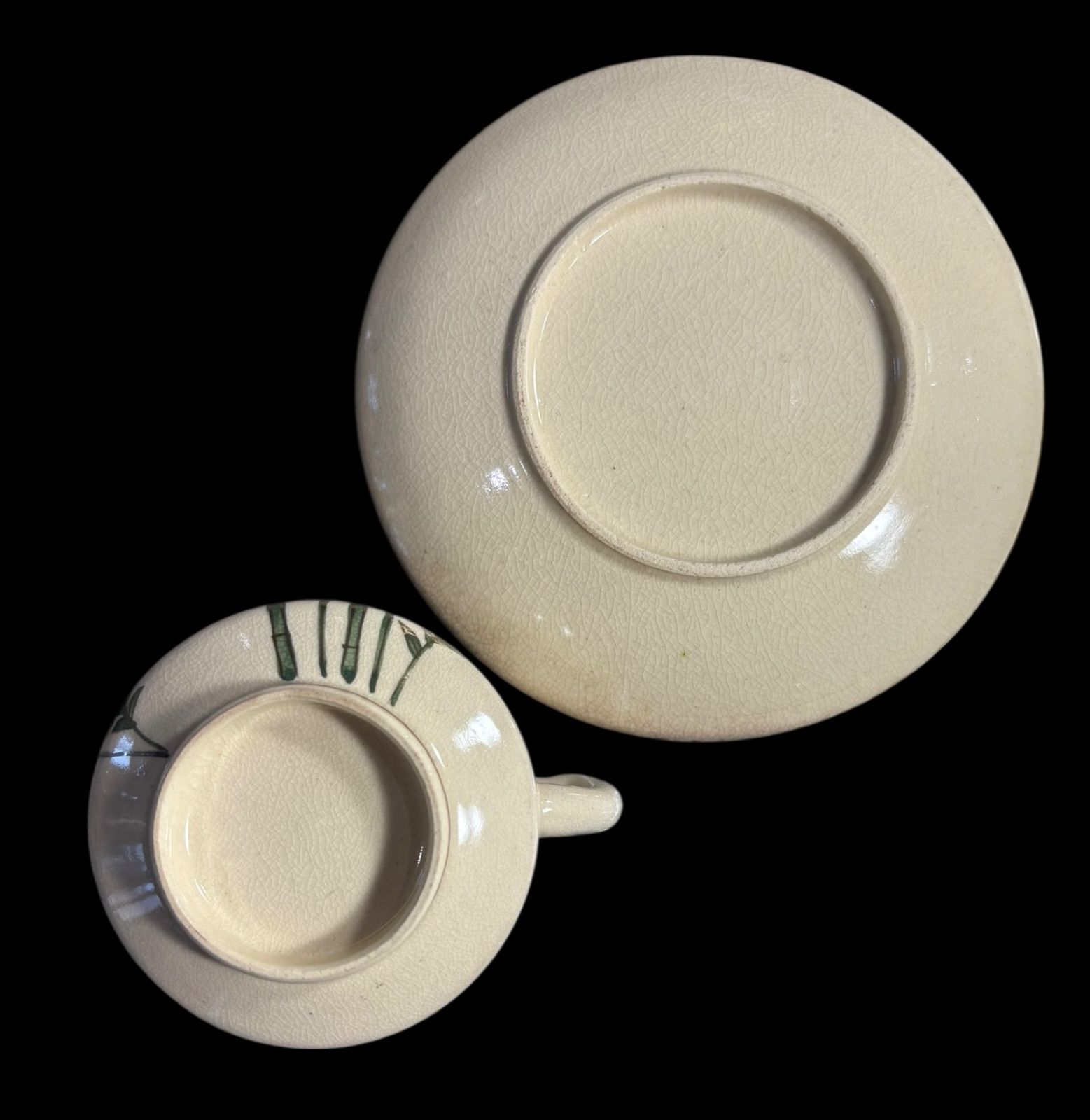  一式揃 明治 竹 カップ-ソーサー 日本陶器会社 シュガーポット 珈琲 紅茶 コーヒー カップ 茶器 昭和 レトロ アンティーク カップ ソーサー コーヒー ティーカップ