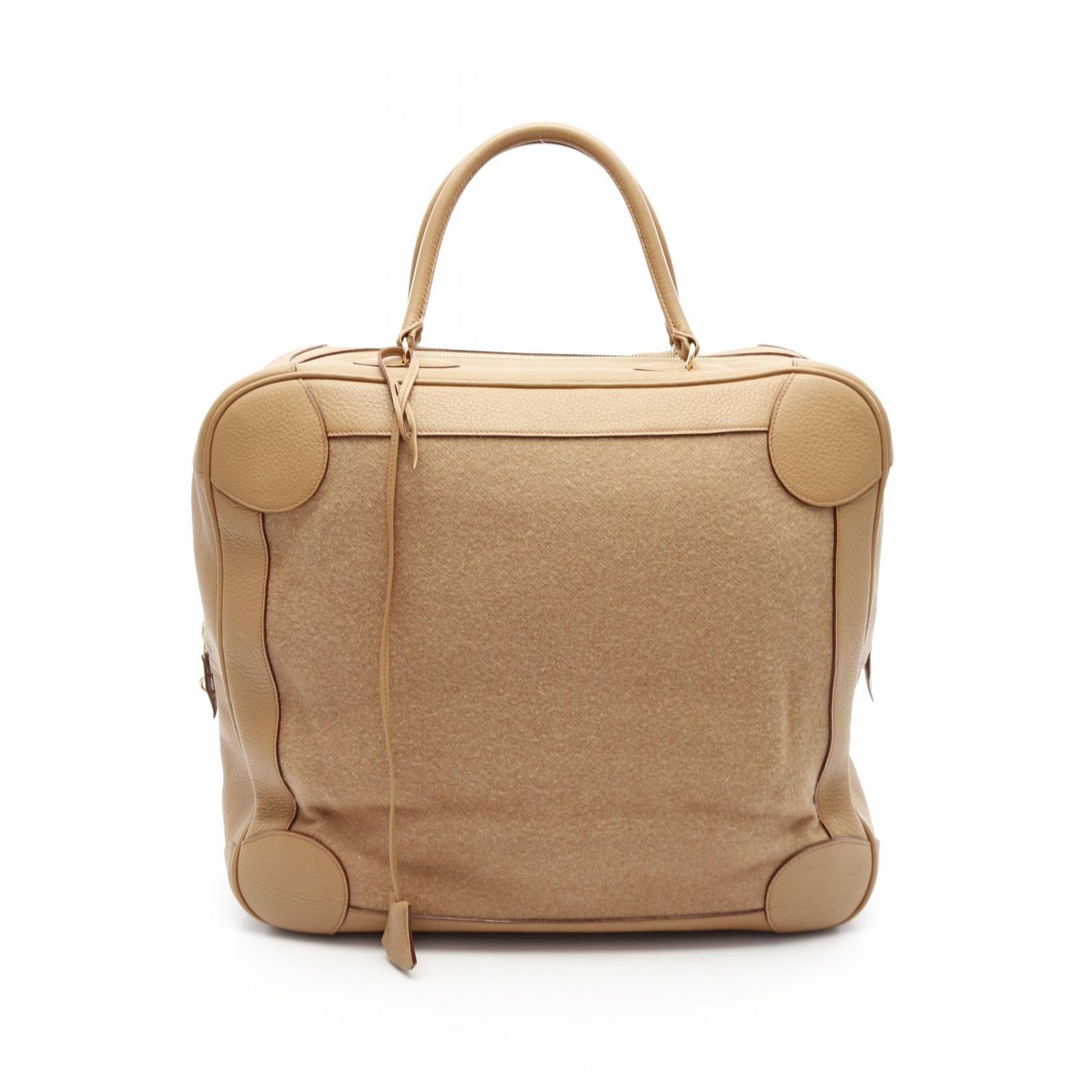 HERMES エルメス オムニバスGM タバックキャメル ハンドバッグ