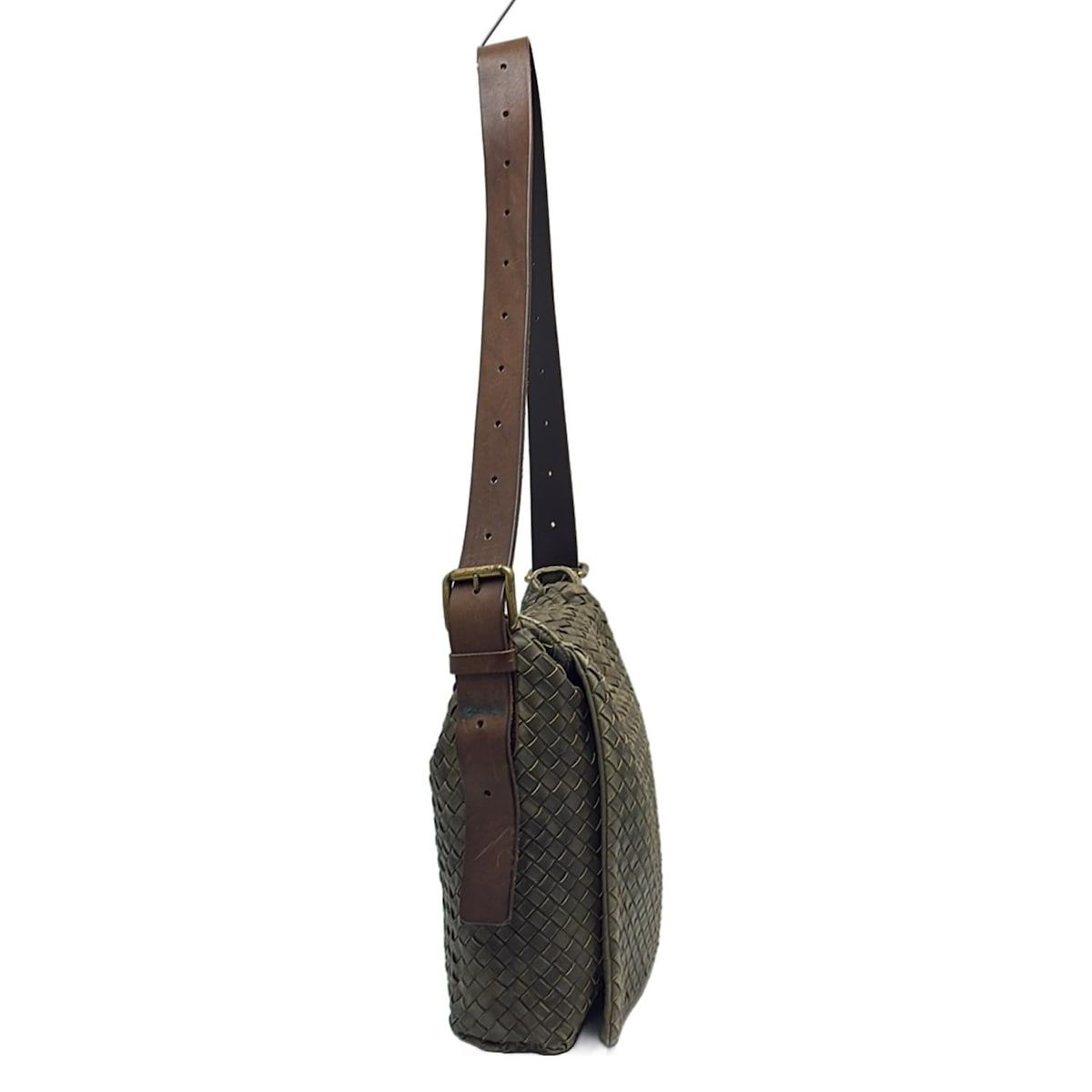 BOTTEGA VENETA イントレチャート ダークブラウン ショルダーバッグ BOTTEGA VENETA ボッテガヴェネタ ショルダーバッグ イントレ