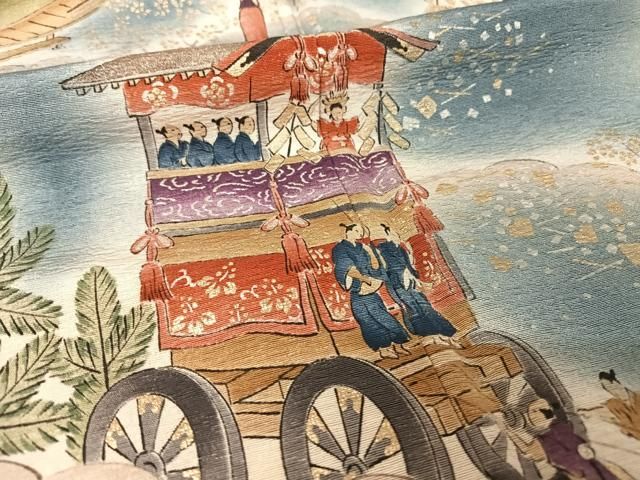 平和屋着物○友禅師・京の名工・伝統工芸士・樽本伊勢蔵 小紋