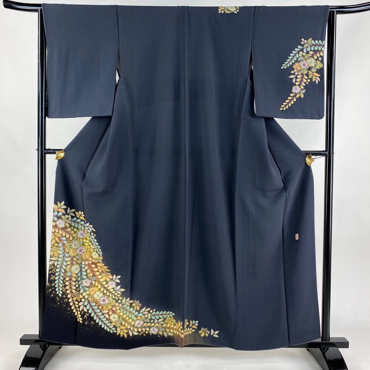 付下げ 身丈158.5cm 裄丈64.5cm M 袷 翠山工房 やまと 落款 辻ヶ花  