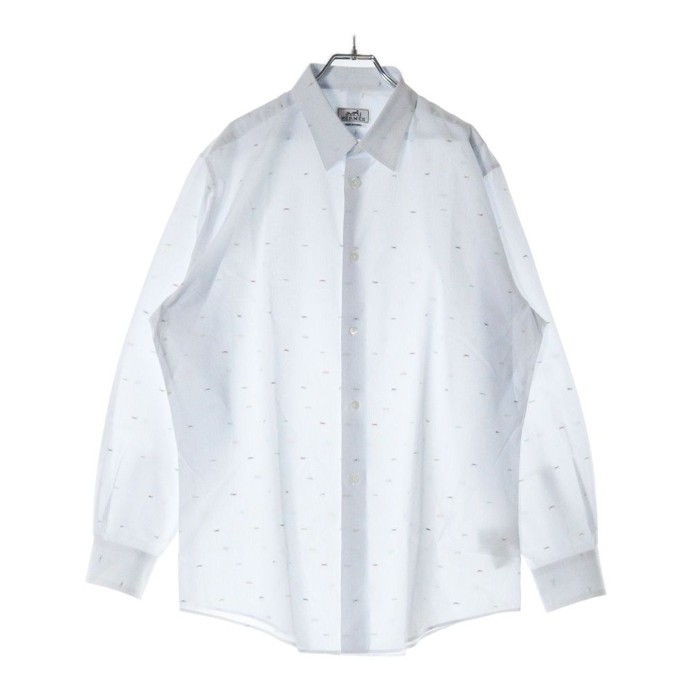 HERMES-PARIS 長袖シャツ M エルメス 長袖シャツ メンズ SIZE 40 (M) HERMES 中古 : Rehello