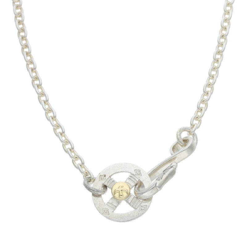 細丸チェーンホイール 18金金メタルホイール細角チェーンネックレス 細丸チェーンネックレス