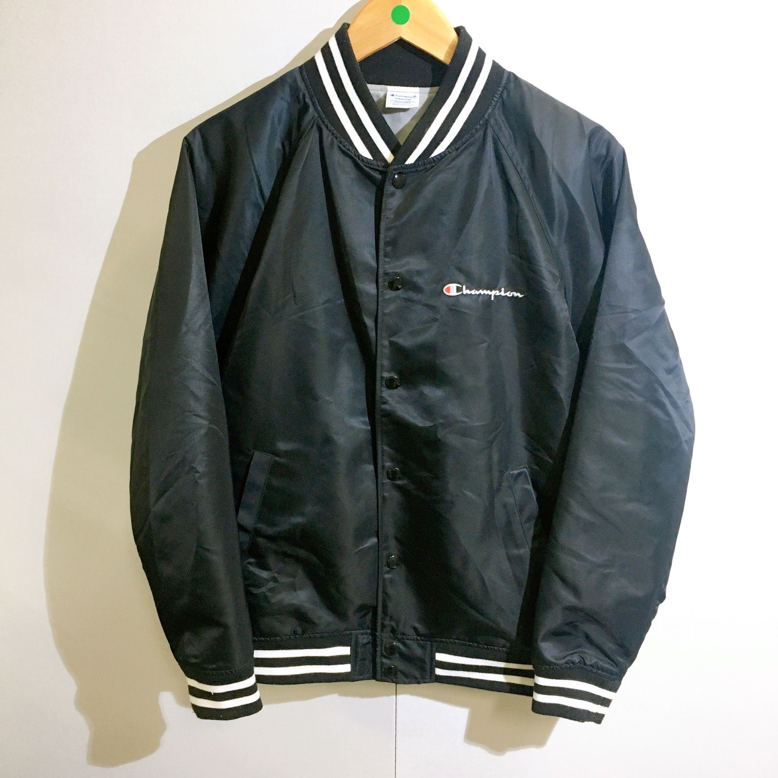 美品】champion チャンピオン スタジャン ボンバージャケット ブルゾン 