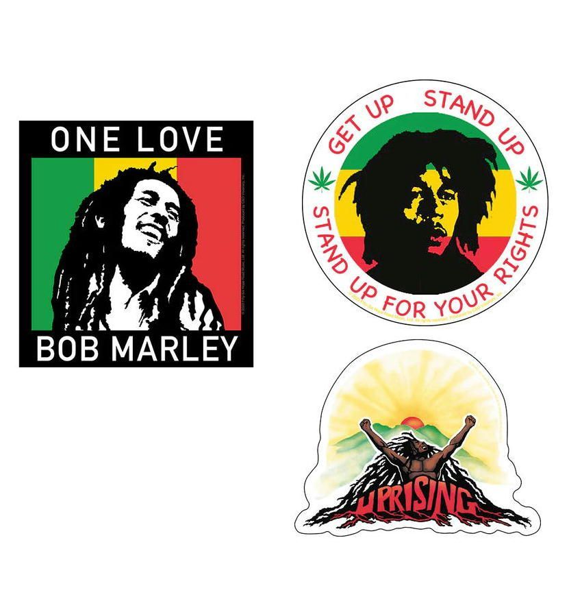 ★ボブ マーリー ステッカー Bob Marley 3pcs 正規品 レゲエ Reggae jamaica