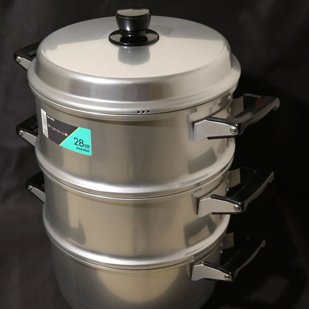 AKAO アルミ製せいろ スチームクッカー 28cm AKAO アルミ製