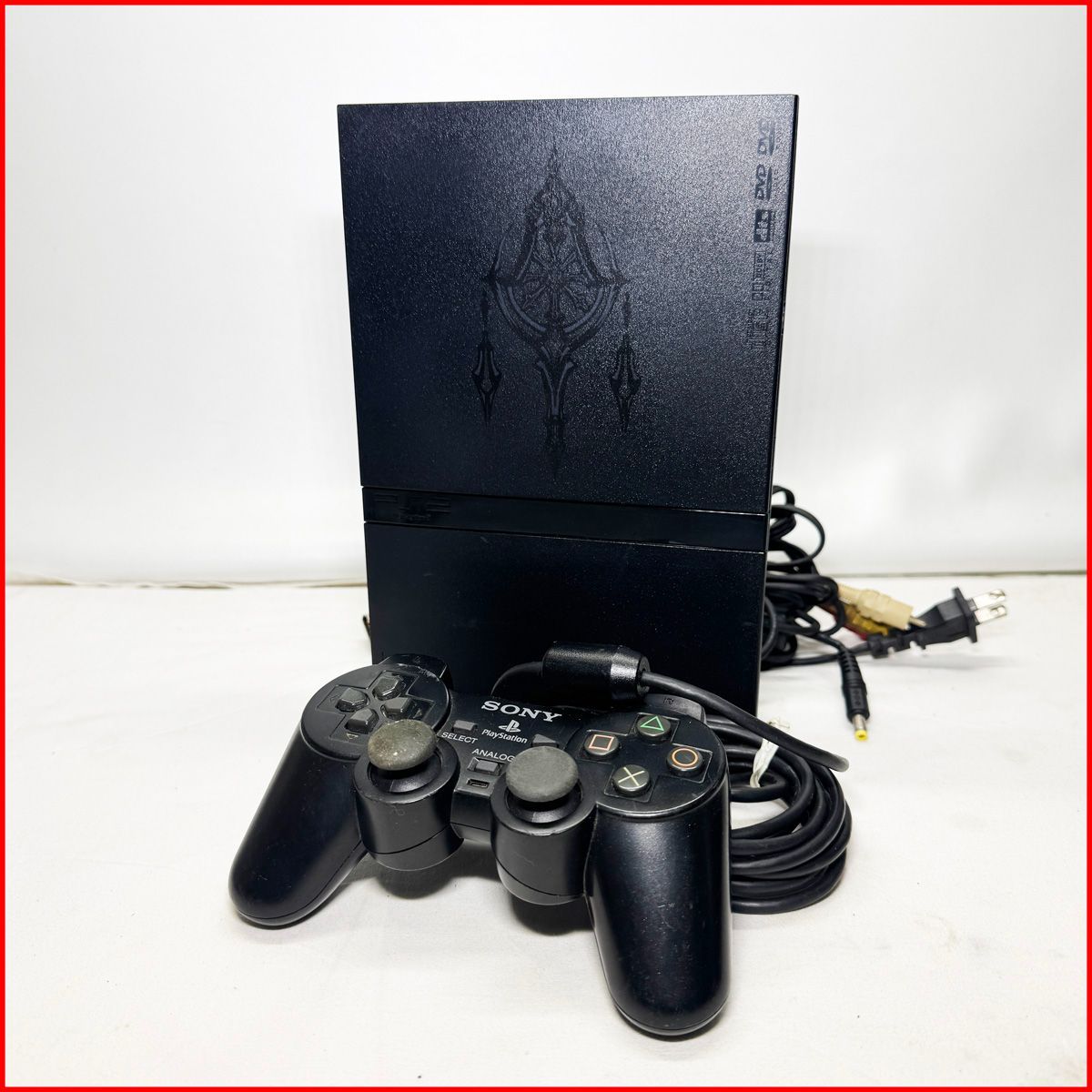 ☆ ソニー プレイステーション2 SCPH-75000FF FF12バージョン 薄型 プレステ2 スタンド付 SONY PlayStation2 PS2 札幌市 北20条店 中古○SONY PS2 SCPH-75000○FF12バージョン ブラック