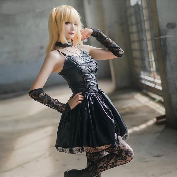 デスノート 弥海砂 あまね ミサ コスプレ衣装 コルセット着 ウィッグ 
