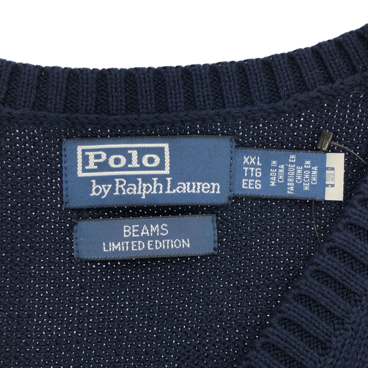 POLO RALPH LAUREN ポロラルフローレン BEAMS別注 ニットベスト 11-05 